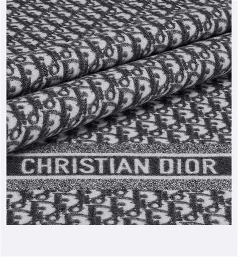 Dior oblique blanket blue